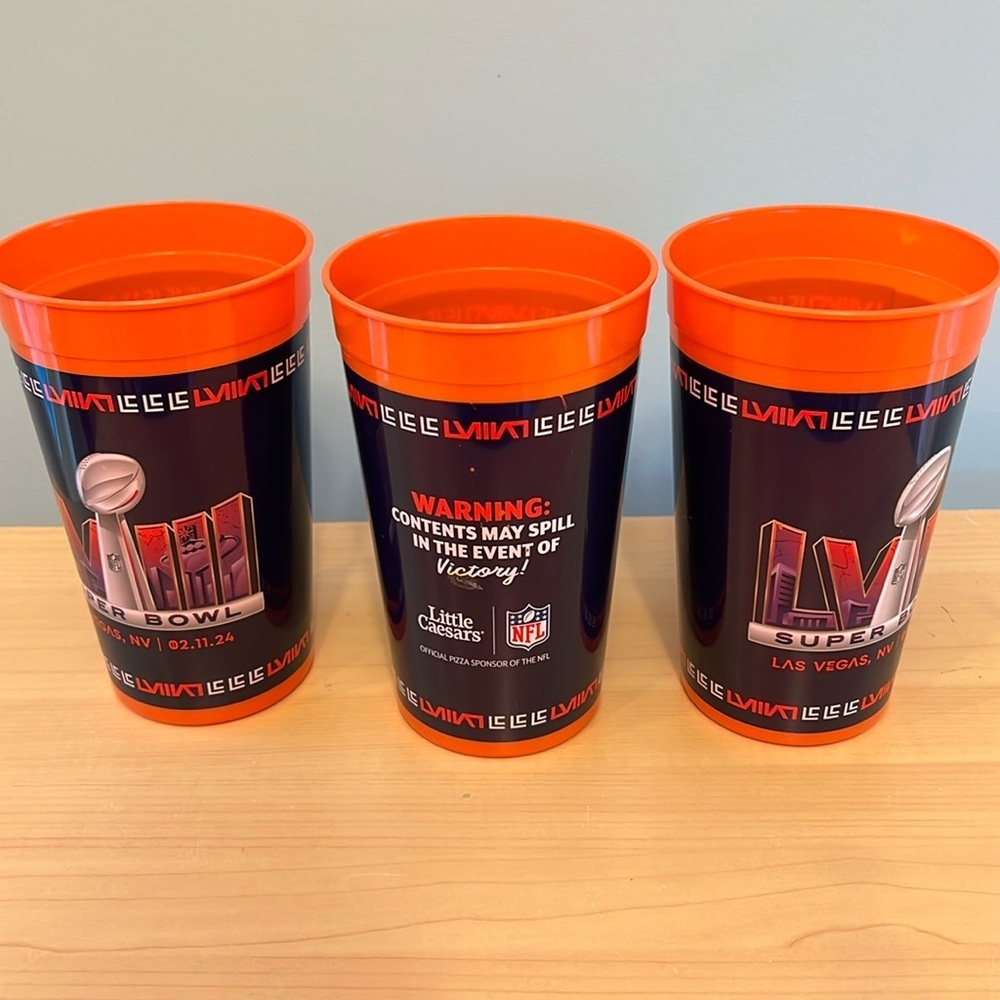 NFL Super Bowl LVIII 2024 Anniversary Souvenir Cup